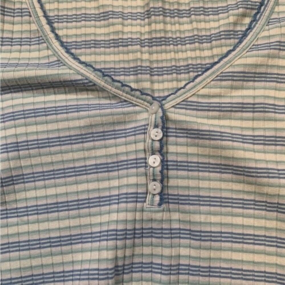 American‎ Eagle Crop Top Striped 90s Style Y2K Size XS - Picture 3 of 6